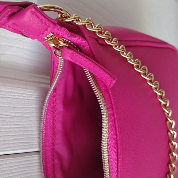 Juicy Couture Hot Pink Chain Shoulder Bag - Picture 14 of 16
